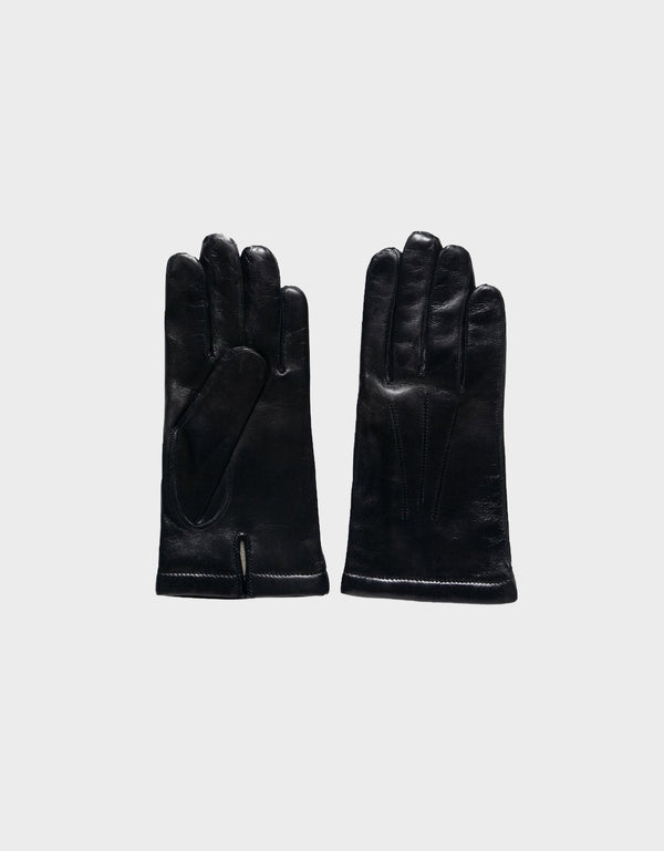 Women Leather Gloves | Black